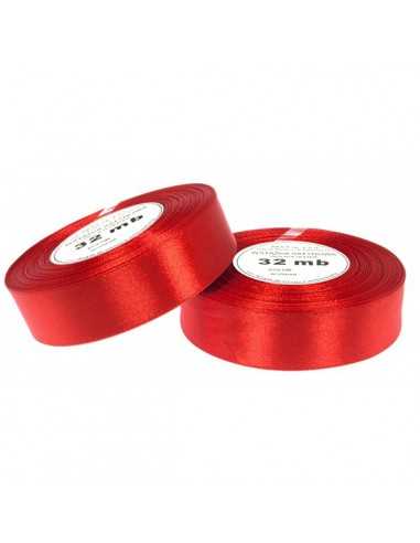 Nastro satin rosso (6mm) 32m