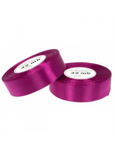 Nastro satin fucsia (12mm) 32m