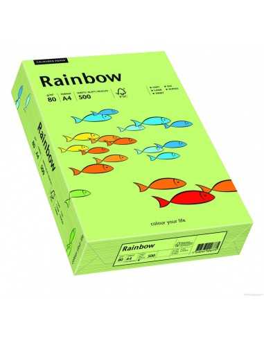 Carta colorata verde chiaro 160g Rainbow - conf. 250 fogli A4