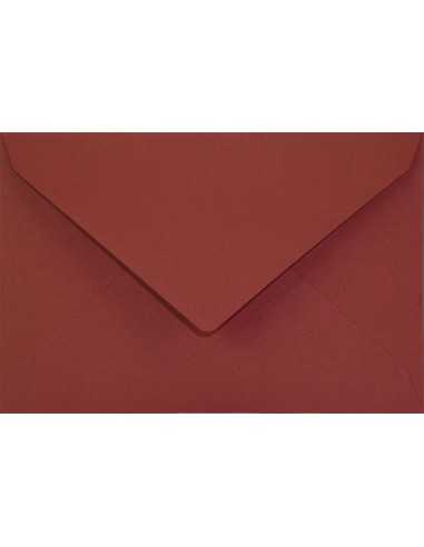 Busta da lettera colorata bordeaux C7 (8x12cm) gommata Sirio Color Cherry 115g