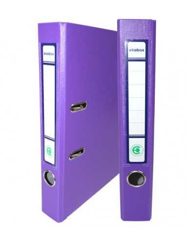 Raccoglitore PP Ekobox 50 mm viola - 25 pezzi