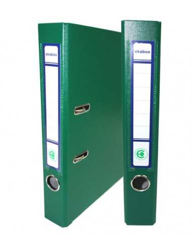 Raccoglitore PP Ekobox 50 mm verde - 25 pezzi