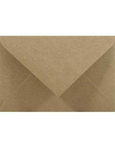 Busta da lettera ecologica marrone C7 (8x12cm) gommata EKO Kraft 100g