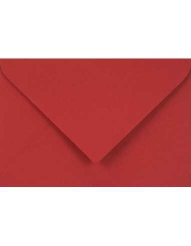 Busta da lettera colorata rosso C7 (8x12cm) gommata Sirio Color Lampone 115g