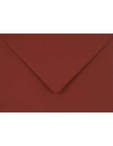 Busta da lettera colorata bordeaux B6 (12,5x17,5cm) gommata Sirio Color Cherry 115g