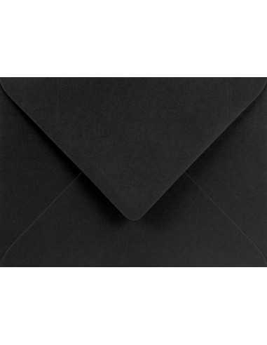 Busta da lettera colorata nero B6 (12,5x17,5cm) gommata Burano Nero 120g