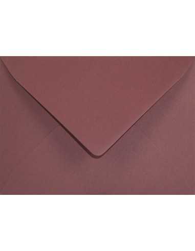 Busta da lettera colorata ecologica bordeaux B6 (12,5x17,5cm) gommata Keaykolour Carmine 120g