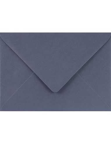 Busta da lettera colorata azzurro scuro B6 (12,5x17,5cm) gommata Burano Cobalt 90g