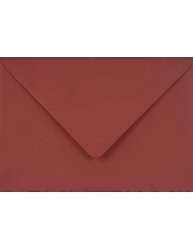 Busta da lettera colorata bordeaux B6 (12,5x17,5cm) gommata Burano Bordeux 90g