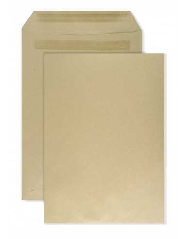 Busta a sacco marrone C4 (22,9x32,4cm) gommata - 500 pezzi