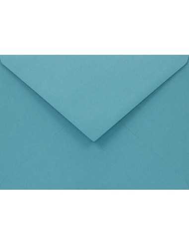 Busta da lettera colorata ecologica azzurro C6 (11,4x16,2cm) gommata Woodstock Azzurro 110g