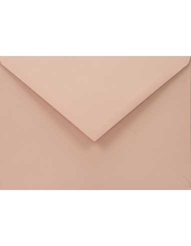 Busta da lettera colorata ecologica rosa chiaro C6 (11,4x16,2cm) gommata Woodstock Cipria 110g