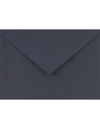 Busta da lettera colorata blu scuro C6 (11,4x16,2cm) gommata Sirio Color Dark Blue 115g