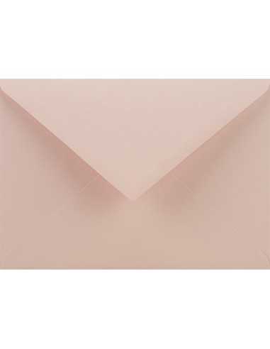 Busta da lettera colorata rosa pallido C6 (11,4x16,2cm) gommata Sirio Color Nude 115g