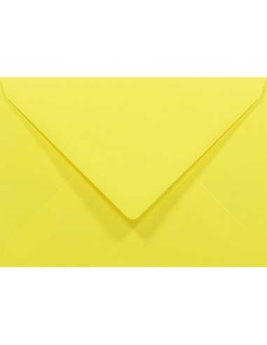 Busta da lettera colorata giallo scuro C6 (11,4x16,2cm) gommata Rainbow 80g