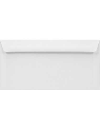 Busta da lettera bianco bianco DL (11x22cm) gommata Lessebo White 100g