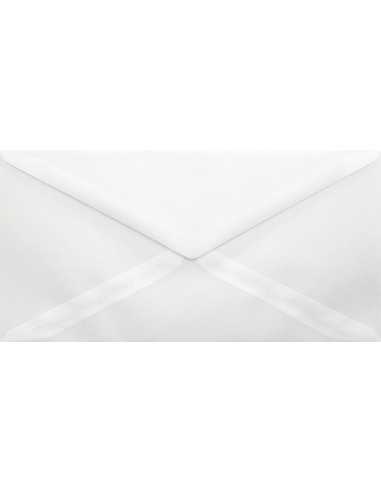 Busta da lettera trasparente bianco DL (11x22cm) non gommata Golden Star 110g