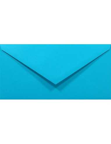 Busta da lettera colorata azzurro DL (11x22cm) gommata Rainbow 80g