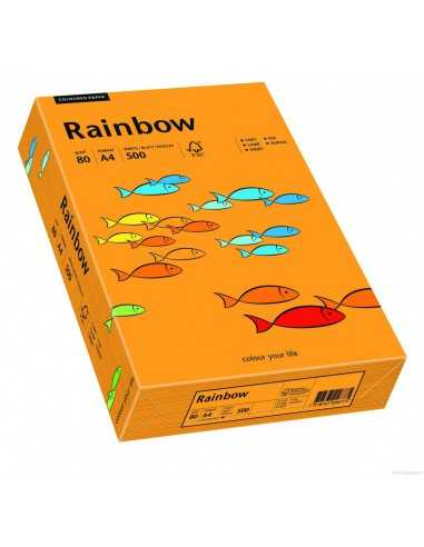 Carta colorata arancione 160g Rainbow - conf. 250 fogli A4