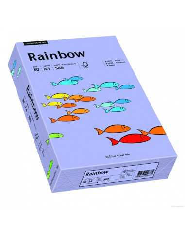 Carta colorata viola 160g Rainbow - conf. 250 fogli A4