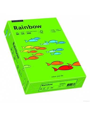 Carta colorata verde scuro 160g Rainbow - conf. 250 fogli A4