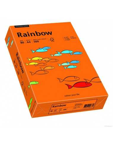 Carta colorata rosso 80g Rainbow - conf. 500 fogli A4