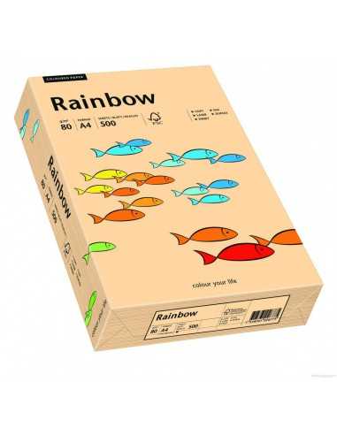 Carta colorata salmone 80g Rainbow - conf. 500 fogli A4