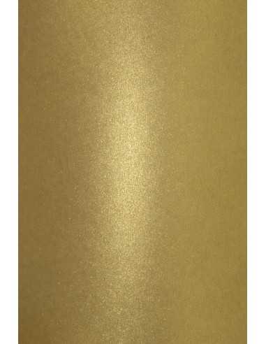 Carta metallizzata perlescente oro 300g Aster Metallic Rustic Gold - conf. 10 fogli A4