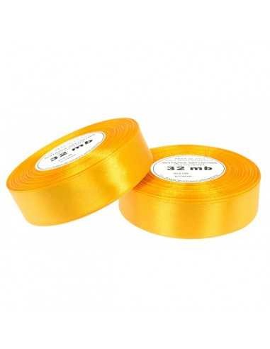 Nastro satin giallo scuro (25mm) 32m