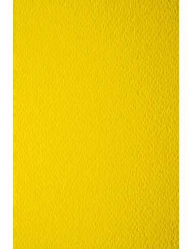 Carta colorata strutturata giallo 220g Prisma Cedro - conf. 10 fogli A4