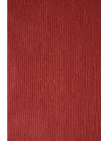 Carta colorata strutturata righe rosso 215g Nettuno Rosso Fuoco - conf. 10 fogli A4