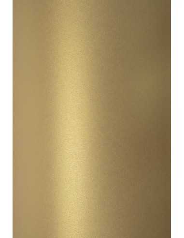 Carta metallizzata perlescente oro 230g Sirio Pearl Gold - conf. 10 fogli A4