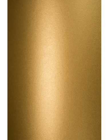 Carta metallizzata perlescente oro scuro 285g Stardream Antique Gold - conf. 10 fogli A5