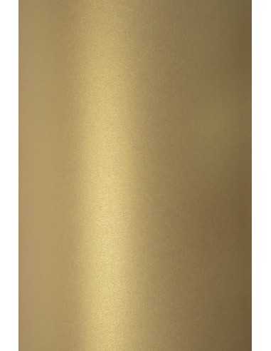 Carta metallizzata perlescente oro 300g Sirio Pearl Gold - conf. 10 fogli A5