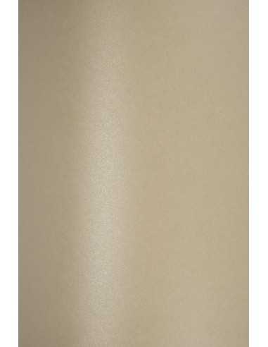 Carta metallizzata perlescente beige 120g Majestic Sand (72x102cm)