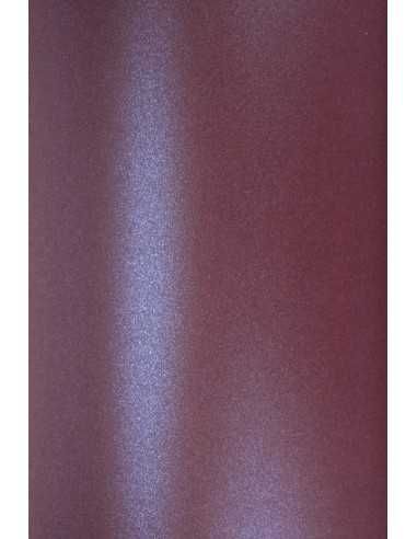 Carta metallizzata perlescente viola scuro 250g Majestic Night Club Purple (72x102cm)