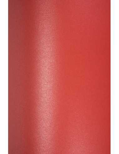 Carta metallizzata perlescente rosso 250g Majestic Emporer Red (72x102cm)