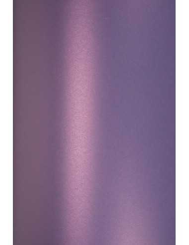 Carta metallizzata perlescente viola 250g Majestic Satin Violet (72x102cm)