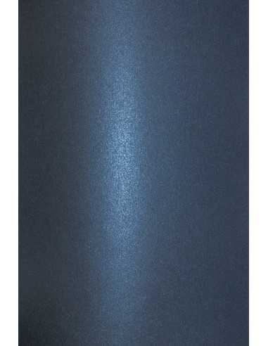 Carta metallizzata perlescente blu 120g Aster Metallic Queens Blue (70x100cm)