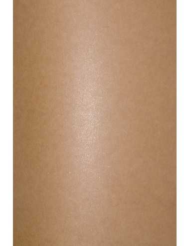 Carta metallizzata perlescente kraft glitterata 300g Aster Metallic Rustic Cooper Dust (70x100cm)