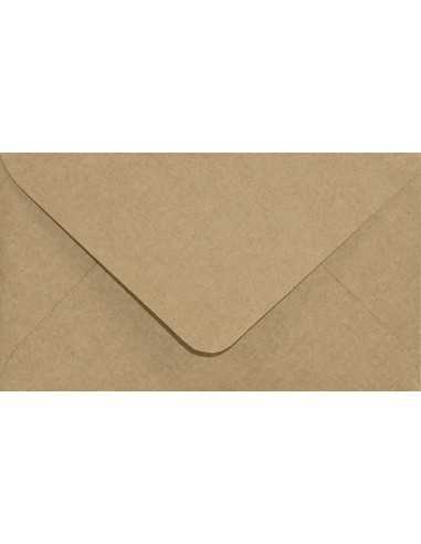 Busta da lettera ecologica marrone C8 (5,8x10cm) gommata EKO Kraft 100g