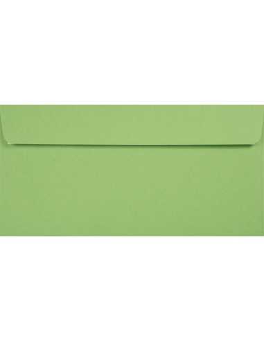 Busta da lettera colorata ecologica verde DL (11x22cm) con strip adesivo Kreative Apple 120g