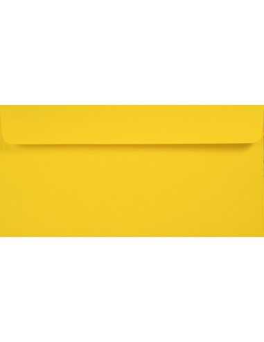 Busta da lettera colorata ecologica giallo DL (11x22cm) con strip adesivo Kreative Sun 120g