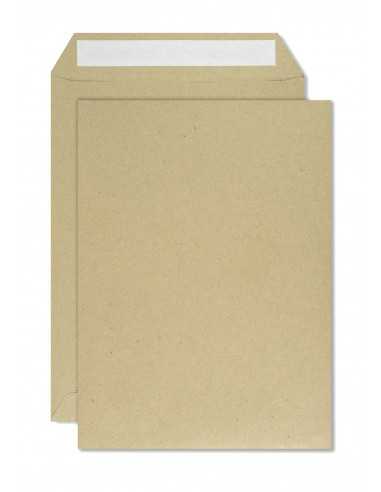 Busta a sacco marrone C5 (16,2x22,9cm) con strip adesivo - 500 pezzi