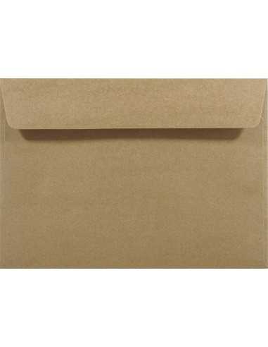 Busta da lettera ecologica marrone C5 (16,2x22,9cm) con strip adesivo EKO Kraft 100g