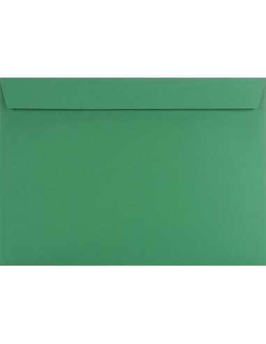 Busta da lettera colorata verde scuro C5 (16,2x22,9cm) con strip adesivo Design 120g