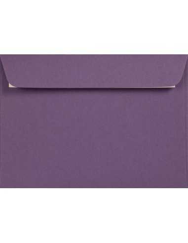 Busta da lettera colorata ecologica viola C6 (11,4x16,2cm) con strip adesivo Kreative Lavender 120g