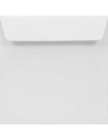 Busta da lettera quadrata bianco (15,6x15,6cm) gommata Lessebo White 100g