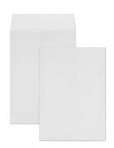 Busta a soffietto bianco C4 (23x32,4x4cm) con strip adesivo - 50 pezzi