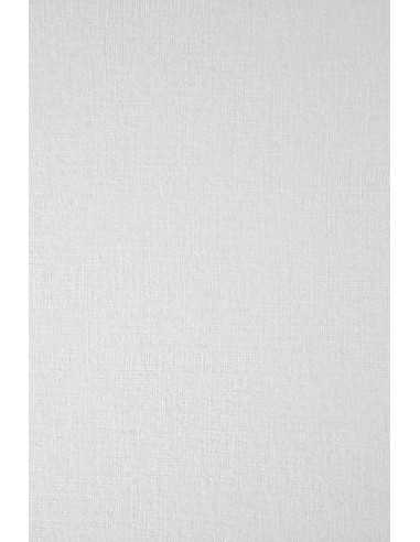 Carta strutturata tela bianco185g Elfenbein Linen White (61x86cm)